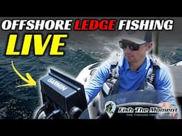 2 Hours of Summer Ledge Fishing For Offshore Bass | Side Imaging, Down Imaging, Livescope, Mapping