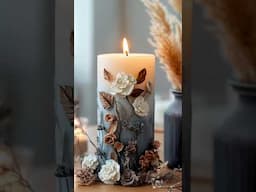 Candle decorations #candle #homedecor #diy