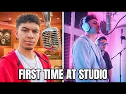 JAYCUH GOES TO THE STUDIO & RECORDS A SONG🤣