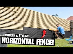 HOW TO Install A Modern & Stylish Horizontal Screen! DIY PROJECT YOU COULD DO!