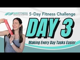 (DAY 3 ) 5-Days to a Stronger You Fitness Challenge | 3 Upper Body Strength Exercises
