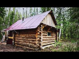 Surviving in the Wilderness – Cozy Log Cabin Life with My Wife!