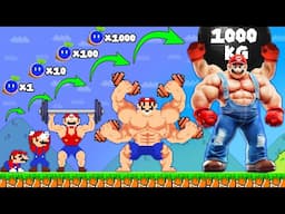 MARIO POWER! Every Seeds Makes Mario Growing Up MUSCLE! | ADN Mario Game