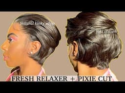 THIS PIXIE WIG IS TAKING OVER THE INTERNET! ✂️ NEW YAKI PIXIE WIG with KINKY EDGES! READY TO WEAR!