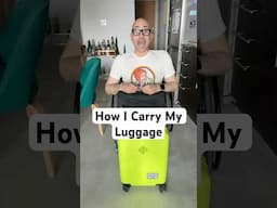 How I Carry My Luggage #disability #travel #TravelHack #accessibility