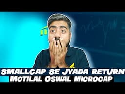 Motilal Oswal microcap mutual fund | better than best smallcap mutual funds for SIP