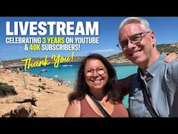Live celebration of 3 years and 40K subs on YouTube!