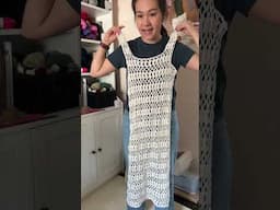 Major progress update on my crochet beach dress! #sirensideslitdress #summercrochet