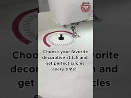 Check Out the Circular Sewing Attachment in Action!