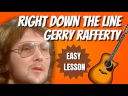 How to play "Right Down The Line" by Gerry Rafferty on acoustic guitar