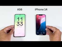 Samsung Galaxy A56 vs iPhone 14 Speed Test and Camera Comparison