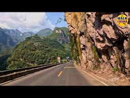 China's Mountain Road Construction Tour: Driving Shennongjia Highway