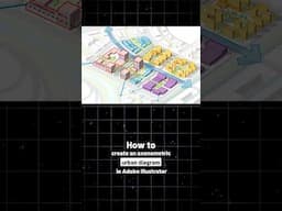 Urban diagram in illustrator. #architecture #urbandesign #urbanplanning