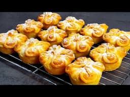 Dessert in 5 minutes! Just puff pastry and apples