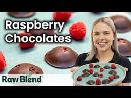 EASTER RECIPE | How to make Vegan Raspberry Chocolates in a Vitamix Blender! | Recipe Video