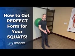 Wall Squat with a Yoga Ball