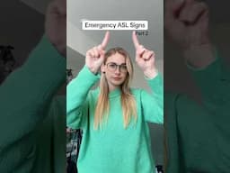 “Help” in Sign Language⚠️ #ASL Signlanguage #Emergency #Deaf #deafawareness