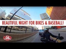 BIKES AND BASEBALL!! A PERFECT NIGHT FOR A RIDE