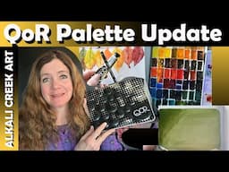QoR Palette Update FEATURING QoR's OLIVE GREEN - it's so PRETTY!