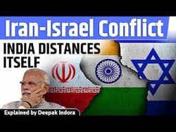 INDIA DISTANCES ITSELF FROM CONFLICT