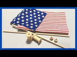 Patriotic Decor DIY || Rustic Patriotic Decor || Just 1 Easy Craft