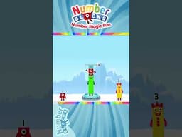 Numberblocks 6 Number Magic Run - Add 4 + 1 + 1 = 6 using Numberblocks | CBeebies Go Explore Games