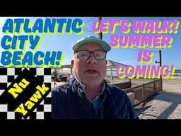 🟡 Atlantic City Beach: Walk With Me Along The Shoreline As I Talk Plans For AC & The Nu Yawk Channel