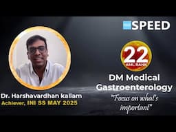 INI SS May 2025, DM Gastroenterology, 22nd Rank AML, Dr Harshavardhan kallam., #iniss