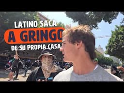 Latino Expulsa a "GRINGO" fuera de las calles de USA