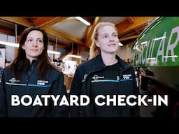 Boatyard check-in with Rosalin Kuiper & Team Holcim-PRB