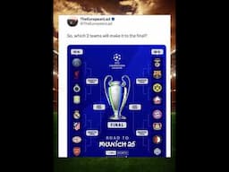 Who do you have in the finals? #championsleague #realmadrid #shorts