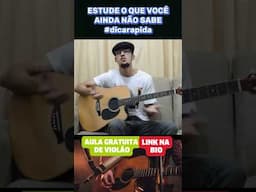 14de15 estude o que você ainda não sabe #violao #dicasdeviolaode7cordas #musica