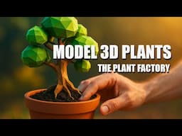 Easy start to modeling 3d plants for FREE!