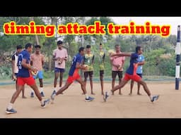 Timing attack training in volleyball 🏐🏐