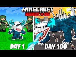 I Survived 100 Days as SCULK INFECTED SKY in HARDCORE Minecraft