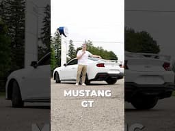 2025 Mustang GT COLD START 🔥💯 #mustang #ford #fordmustang #sportscar #car #coldstart #shorts