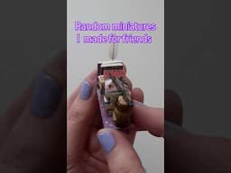 I love making miniatures for my friends based on their special interests 🤗 #miniatureart #miniatures