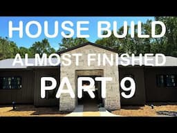 House Build - Start to Finish - Part 9 - Fiber Optics, Pool Deck, Garage Doors, Cabinets
