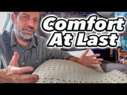 Ultimate Sleep Comfort For My Van Bed #sleepaid Turmerry Latex Mattress Topper
