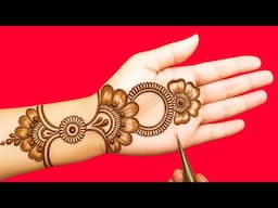 Bakrid very easy mehndi design | front hand full hand Arabic mehndi design | latest mehndi design