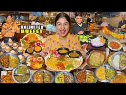 100+Items Buffet | Biggest Unlimited  Buffet in Ludhiana #indianstreetfood