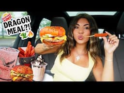 I Tried the DRAGON MEAL at Burger King… WHAT’S INSIDE?! 🐉🔥