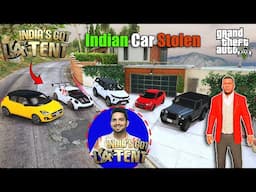 Franklin and ShinChan and BlackChan Stolen Samay Raina India's got latent cars in GTA5 | Candy Gamer