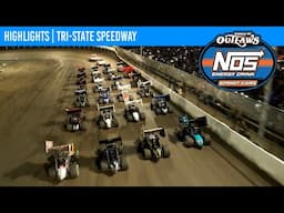 World of Outlaws NOS Energy Drink Sprint Cars | Tri-State Speedway | April 26, 2025 | HIGHLIGHTS