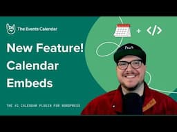 New Feature! Calendar Embeds