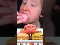 ASMR MACARONS FEAST MUKBANG #shorts