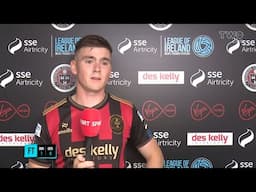 Sean Grehan after Bohemians 1-0 Derry City