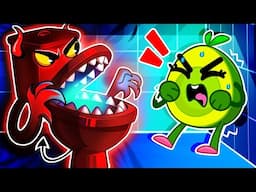 Oh No! Potty in the Dark 🚽👻 Kids! Don't Be Afraid of A Potty! Helpful Habits 💪✨ Best Song PP Stories