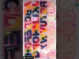 Petri Dish Letter Magnets