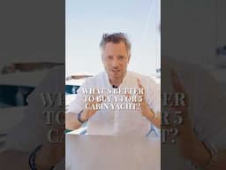 Keep this in mind when yacht shopping and follow us for more real yacht talk like this.